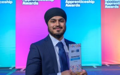 Net zero hero Mandeep picks up Scottish Apprenticeship Award